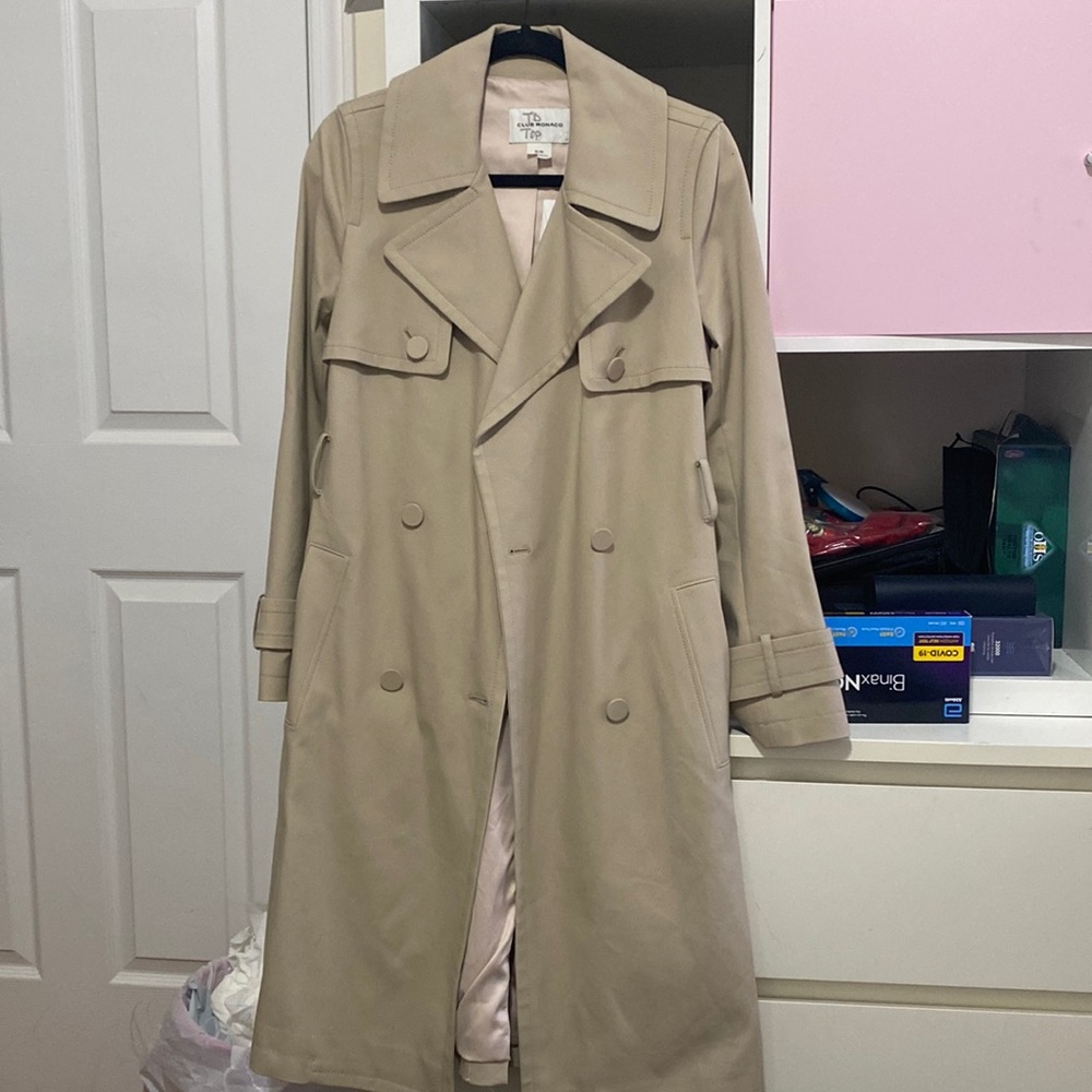 Club Monaco Trench Coat NWT